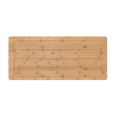 Asse di lavaggio in legno di bamboo per lavatoio in resina da 80 cm 