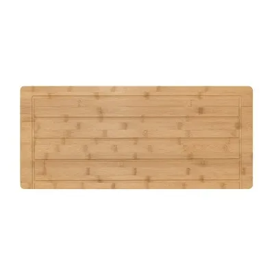 Asse di lavaggio in legno di bamboo per lavatoio in resina da 80 cm 