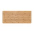 Asse di lavaggio in legno di bamboo per lavatoio in resina da 80 cm 