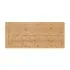 Asse di lavaggio in legno di bamboo per lavatoio in resina da 80 cm 