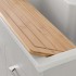 Asse di lavaggio in legno di bamboo per lavatoio in resina da 80 cm 
