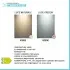 Specchio retroilluminato LED 80x60 installazione reversibile e angoli tondi 