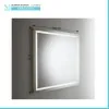 Specchiera LED 100x70 reversibile con retroilluminazione interna e telaio bianco