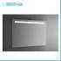 Specchiera da parete 100x70 con fascia LED e illuminazione interna 