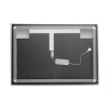 Specchiera da parete 100x70 con fascia LED e illuminazione interna 