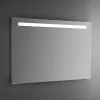 Specchiera da parete 100x70 con fascia LED e illuminazione interna 