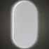 Specchio ovale LED 62x110 illuminazione perimetrale e installazione reversibile