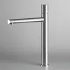Miscelatore lavabo alto satinato senza leva in acciaio inox Gemini