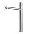 Miscelatore lavabo alto satinato senza leva in acciaio inox Gemini