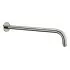 Kit doccia satinato con braccio 35 e soffione 30 in acciaio inox Gemini