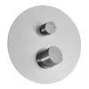 Set doccia incasso satinato con soffione 25 e kit doccia completo Gemini