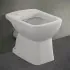 Wc tradizionale con scarico a parete in ceramica lucida Ginevra