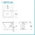 Coppia wc e bidet con scarico a parete e copriwc originale Ginevra 
