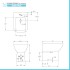 Wc e bidet filomuro salvaspazio Rimless e sedile originale soft close Ginevra