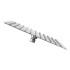 Soffione doccia quadrato 40x40 cm cromato lucido in acciaio inox