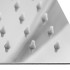 Soffione doccia rettangolare 25x15 cm cromato lucido in acciaio inox