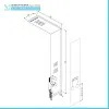 Colonna doccia multifunzione cromo lucido con 4 getti in acciaio inox