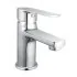 Miscelatore lavabo cromato lucido con flessibili e piletta Juliette