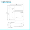 Set miscelatori lavabo e bidet cromato con scarico incluso Juliette