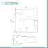 Set miscelatori lavabo e bidet cromato con scarico incluso Juliette