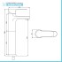Set miscelatori lavabo alto bidet e doccia incasso con deviatore Juliette