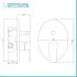 Set miscelatori lavabo alto bidet e doccia incasso con deviatore Juliette