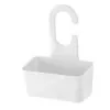Portaoggetti Doccia Bianco in PVC con Gancio Linea Fox Portaoggetti Doccia Bianco in PVC con Gancio Linea Fox