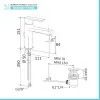 Miscelatore lavabo bianco opaco Mariani serie Artic scarico incluso