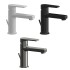 Miscelatore lavabo bianco opaco Mariani serie Artic scarico incluso