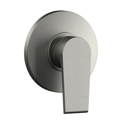 Miscelatore doccia incasso Mariani serie Artic in ottone spazzolato
