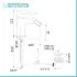 Set miscelatori lavabo e bidet nero opaco Mariani Artic scarico incluso