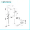 Set miscelatori lavabo e bidet cromato Mariani Artic scarico incluso