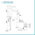 Set miscelatori lavabo bidet e doccia incasso bianco opaco Mariani Artic 