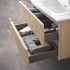 Lavabo da incasso 60x46 cm in ceramica bianco lucido 