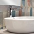 Miscelatore lavabo alto cromato completo di piletta click clack Zoe 