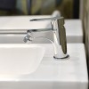Miscelatore lavabo e bidet cromati con scarico click clack incluso Zoe