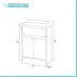Mobile lavatoio salvaspazio 55x34 cm vasca completa di kit di scarico 