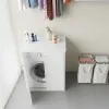 Mobile copri lavatrice 70x60 da esterno in PVC con fissaggio incluso