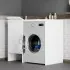 Mobile copri lavatrice 109x60 con lavatoio a sinistra e asse incluso