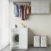 Mobile copri lavatrice 77x71 da esterno in PVC con fissaggio incluso