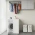 Mobile copri lavatrice 77x71 da esterno in PVC con fissaggio incluso