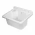 Mobile lavatoio salvaspazio 42x34 cm vasca completa di kit di scarico