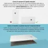 Piatto doccia semicircolare 80x80 bianco riducibile su misura Ten