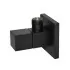 Coppia valvole darresto quadrate nero opaco attacchi 1/2G x 3/8G 