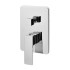 Set doccia incasso Kubo soffione 30x30 cm e kit doccia completo