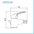 Set rubinetti lavabo bidet e vasca con kit doccia incluso Kant