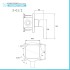Set miscelatori lavabo alto bidet e doccia Flat con piletta click clack 