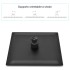 Set doccia incasso nero opaco Kubo braccio e soffione quadrato 25x25 