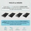 Piatto doccia 80x170 in resina nero effetto pietra riducibile Agorà