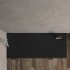 Piatto doccia 80x150 in resina nero effetto pietra riducibile Agorà